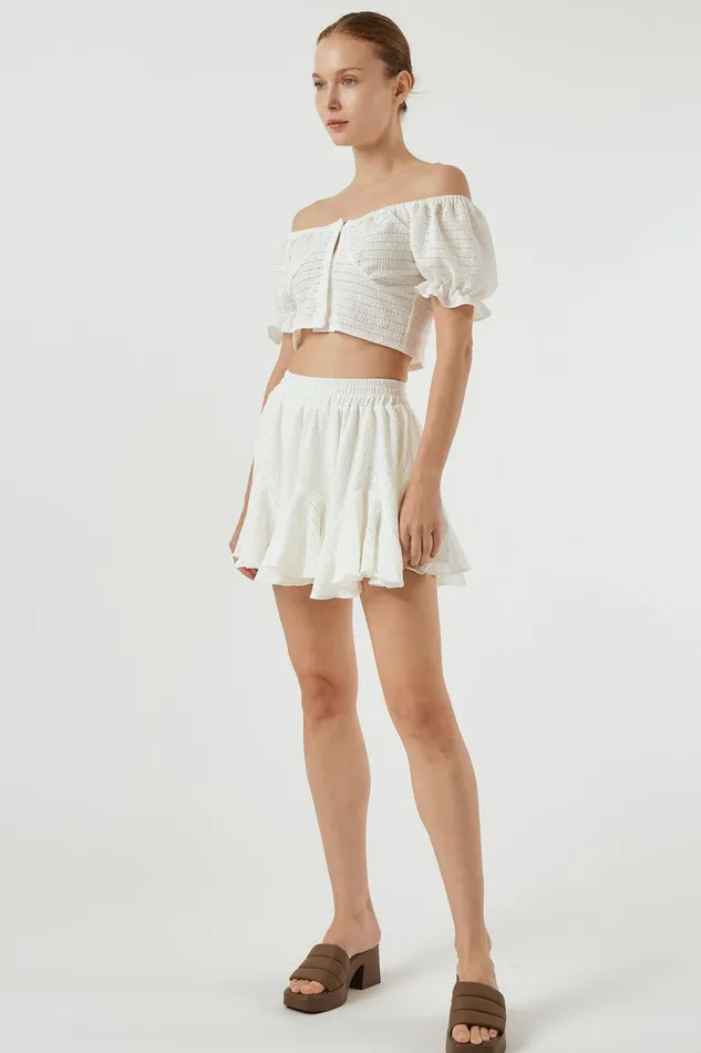 Storets Ivy Pointelle Top Women Tops Storets Ivy Pointelle Top Women Tops