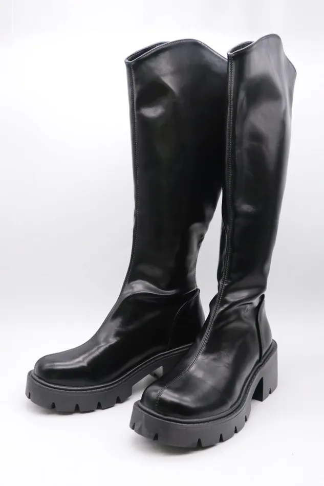 Storets Knee Length Platform Boots Women Shoes