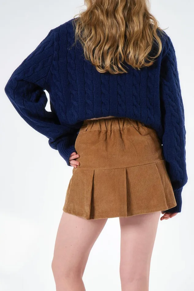 Storets Kyla Corduroy Mini Skort Women Skorts Storets Kyla Corduroy Mini Skort Women Skorts