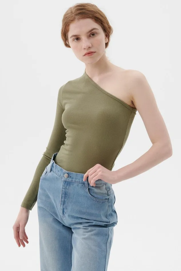 Storets Levi One Shoulder Top Women Tops