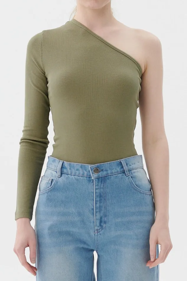 Storets Levi One Shoulder Top Women Tops Storets Levi One Shoulder Top Women Tops