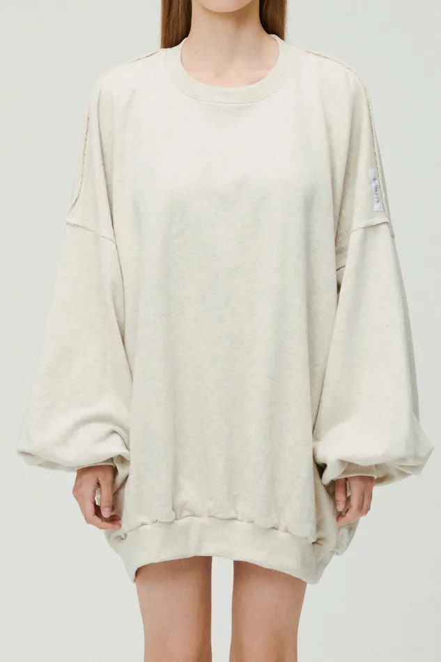 Storets Lexi Oversized SweatshirtDress Women Mini Dresses