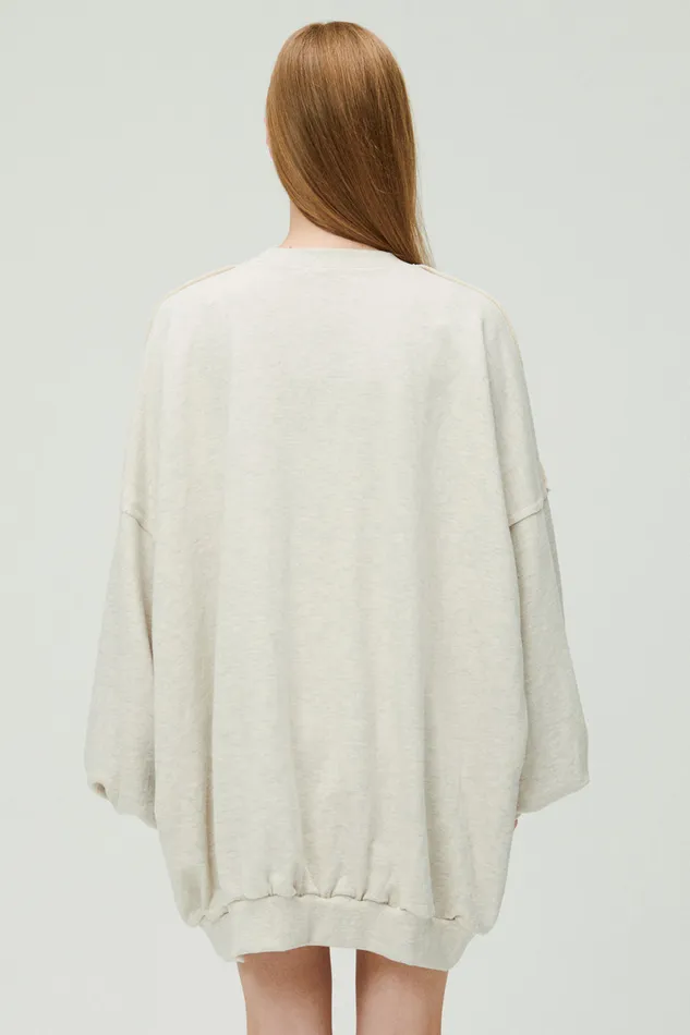 Storets Lexi Oversized SweatshirtDress Women Mini Dresses