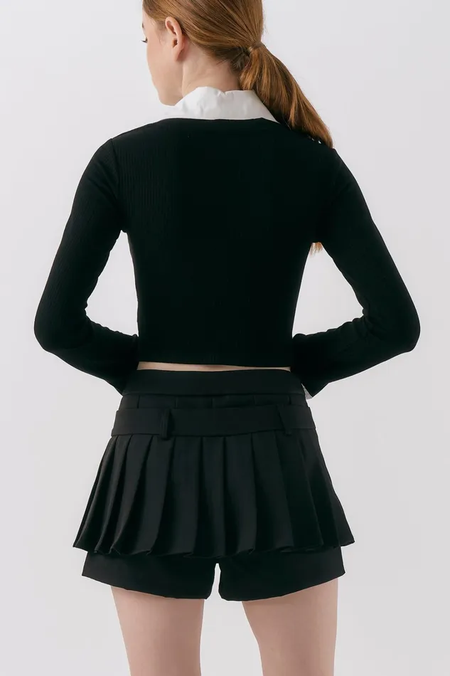 Storets Miley Pleated Skort Women Skirts Storets Miley Pleated Skort Women Skirts
