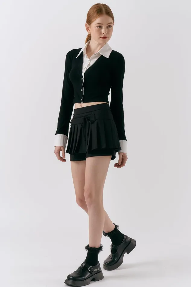 Storets Miley Pleated Skort Women Skirts Storets Miley Pleated Skort Women Skirts