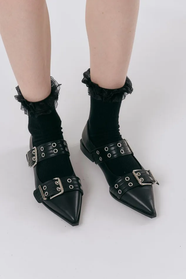 Storets Ruffled Lace Socks Women Others