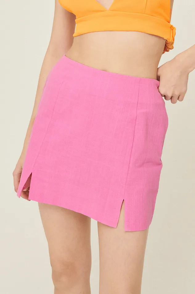 Storets Sabrina Slit Mini Skirt Women Skirts