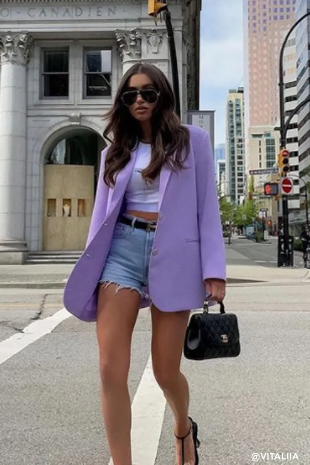 Storets Siena Boyfriend Blazer In Candy Color Women Blazer