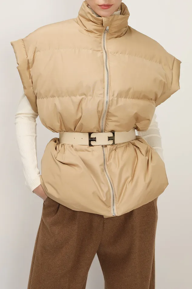Storets Sienna Oversized Puffer Vest Women Jackets and Coats
