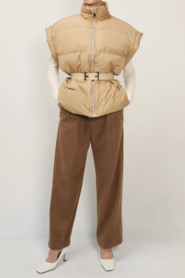 Storets Sienna Oversized Puffer Vest Women Jackets and Coats