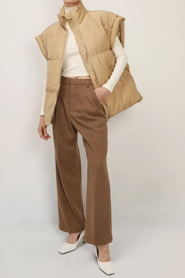 Storets Sienna Oversized Puffer Vest Women Jackets and Coats