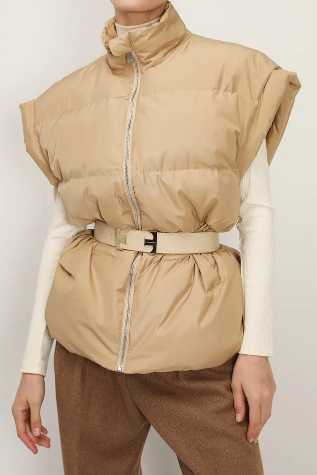 Storets Sienna Oversized Puffer Vest Women Jackets and Coats