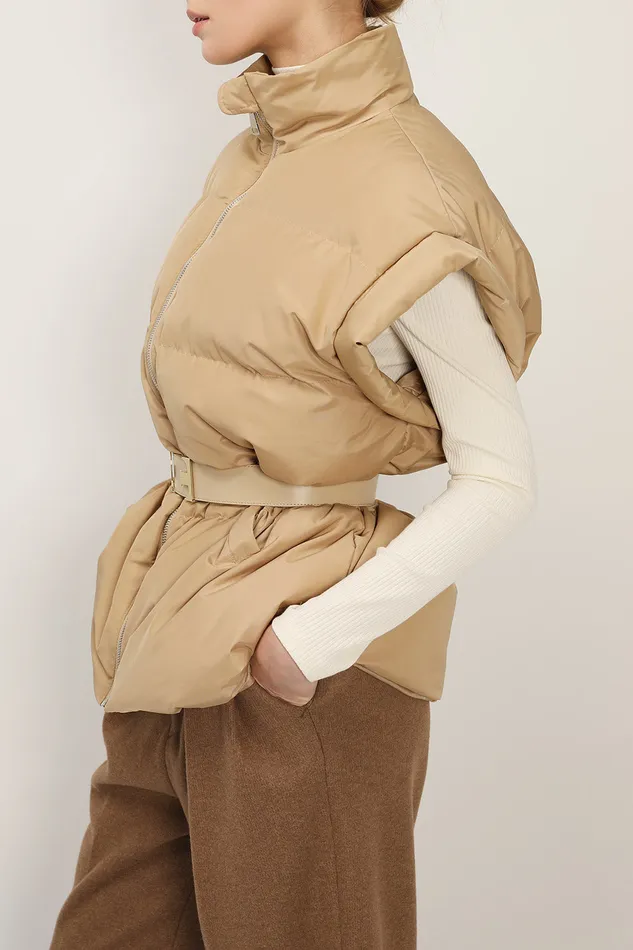 Storets Sienna Oversized Puffer Vest Women Jackets and Coats