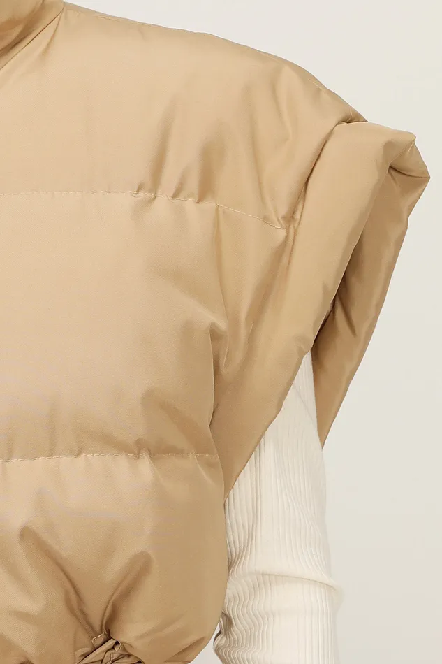 Storets Sienna Oversized Puffer Vest Women Jackets and Coats