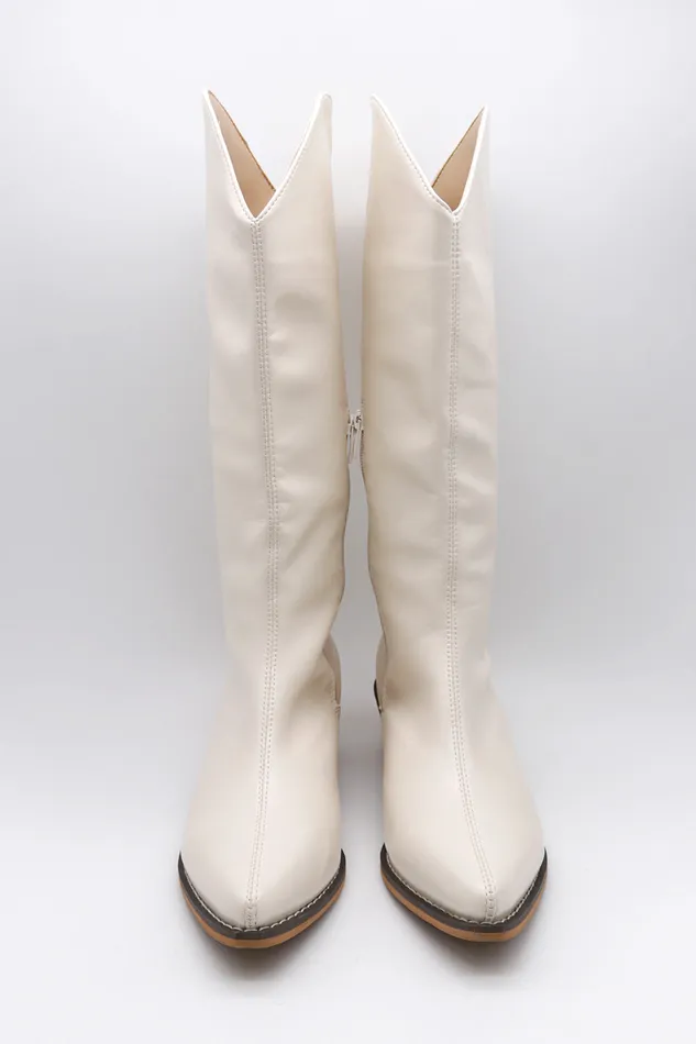 Storets Zei Pleather Western Boots Women Shoes