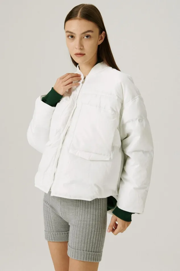 Storets Zoe Hilo Puffer Short Coat Women Jackets and Coats