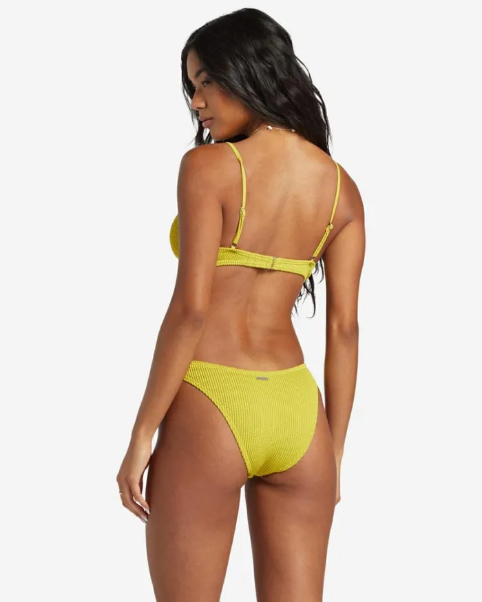 Summer High Reese Underwired Bikini Top Tart Lime Women Billabong Bikinis