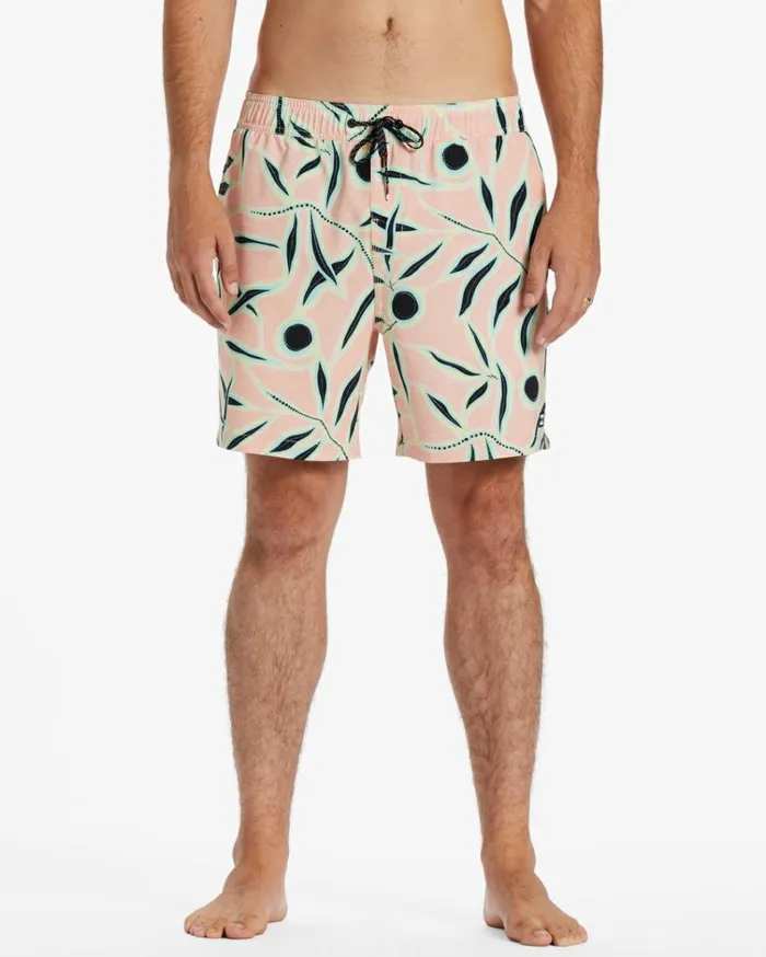 Sundays Layback 17034 Boardshorts Melon Men Billabong Side Pockets