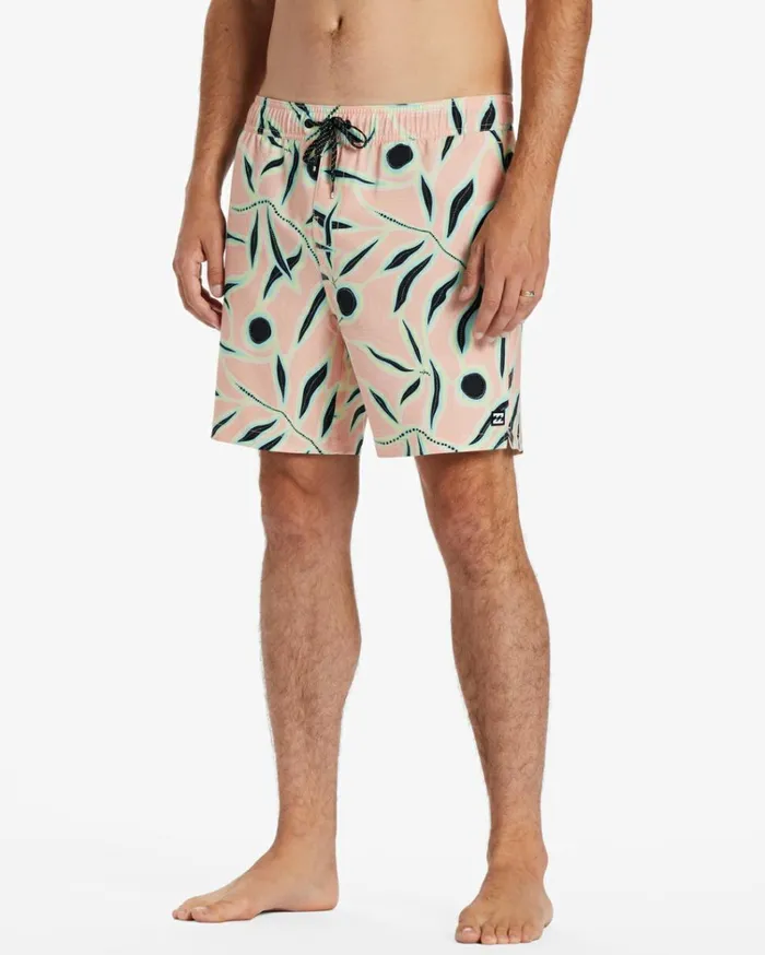 Sundays Layback 17034 Boardshorts Melon Men Billabong Side Pockets
