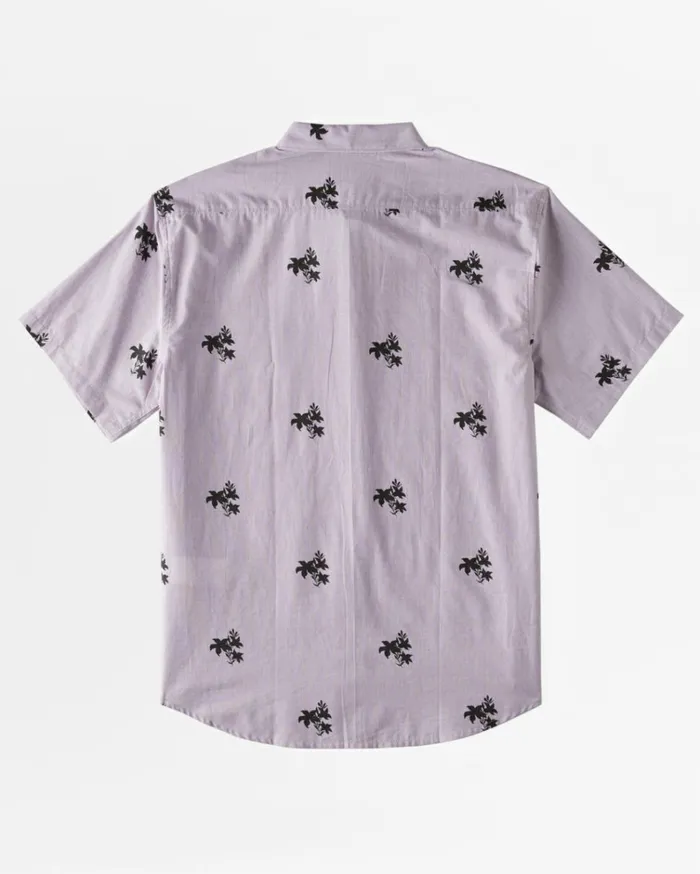 Sundays Mini Short Sleeve Shirt Plum Men Billabong Shirts