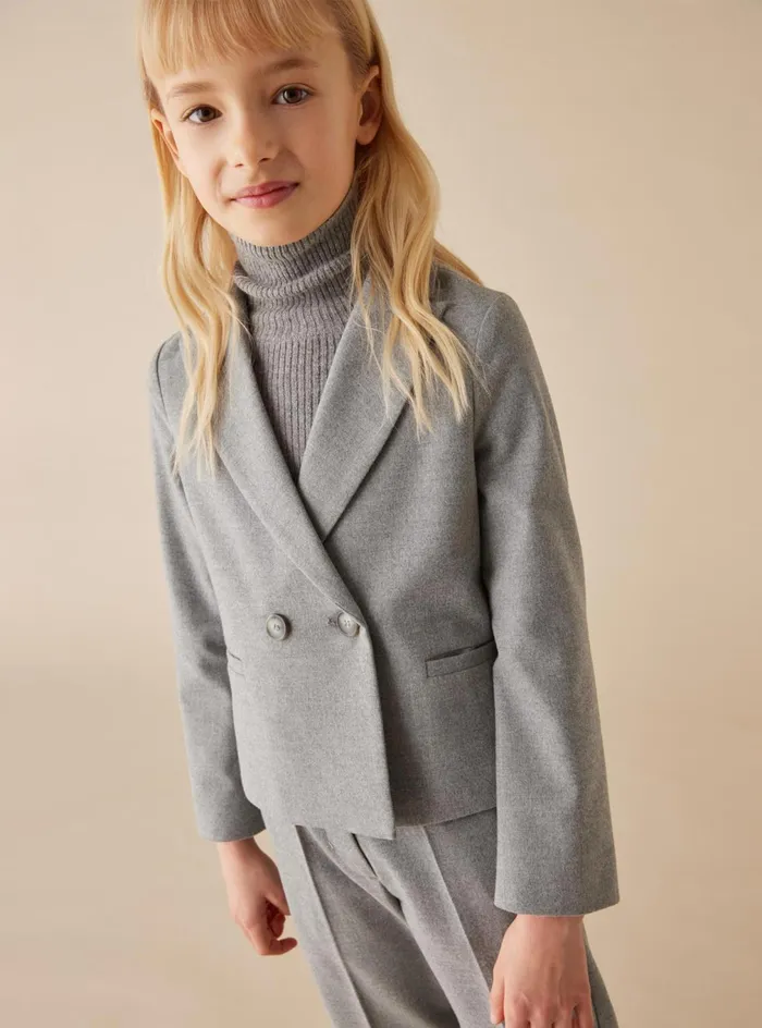 Sweaters And Cardigans Girl 216 Il Gufo Highneck Wool Sweater