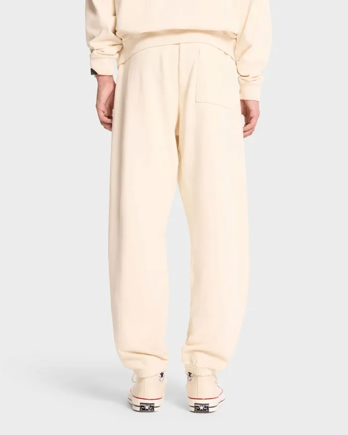 Sweatpants Women Sporty and Rich Serif Logo Sweatpant 8211 CreamNavy
