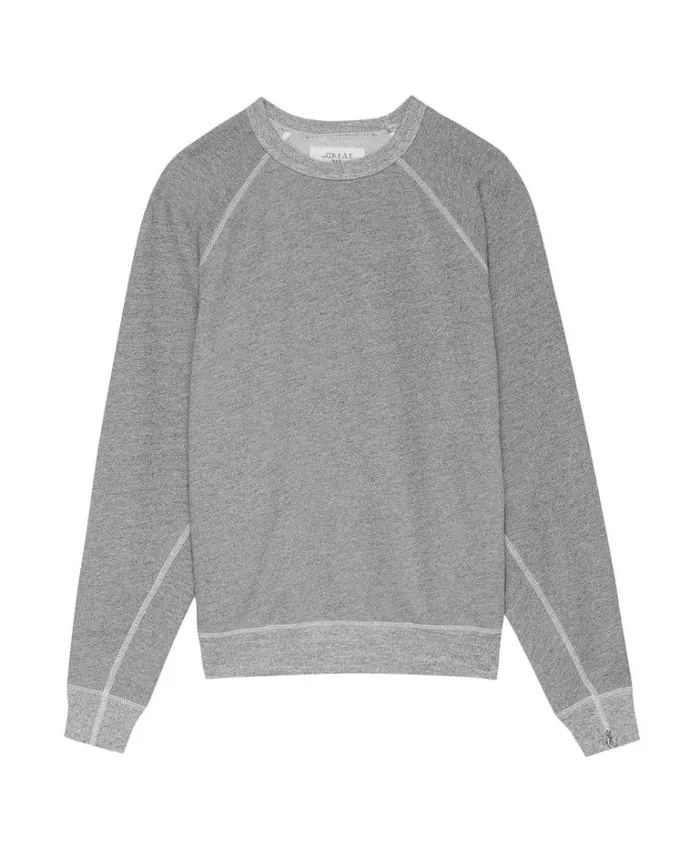 Sweatshirts Men039s The Great The Men039s College Sweatshirt Varsity Grey