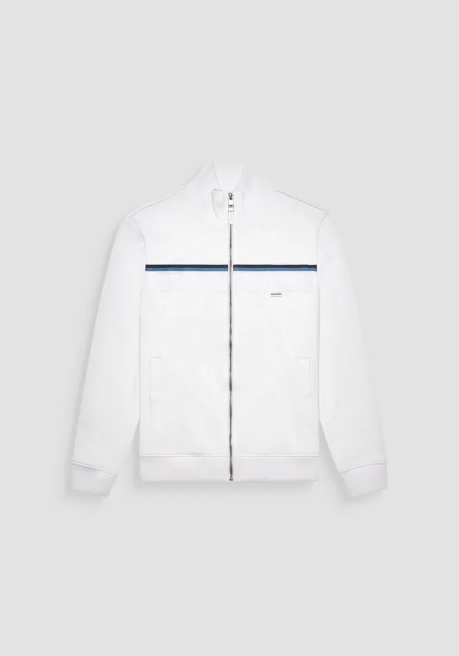 Sweatshirts Men Antony Morato Regular Fit Sweatshirt With Zip In Sustainable CottonBlend Fabric Ice