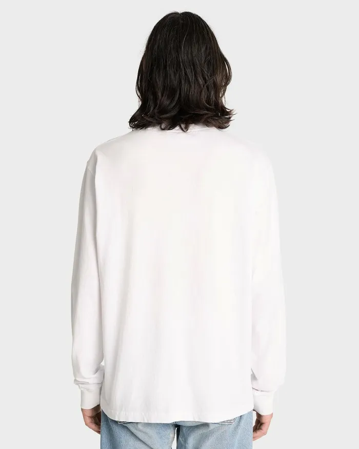 Sweatshirts Men Sporty and Rich Finish Line Longsleeve 8211 WhiteMulti