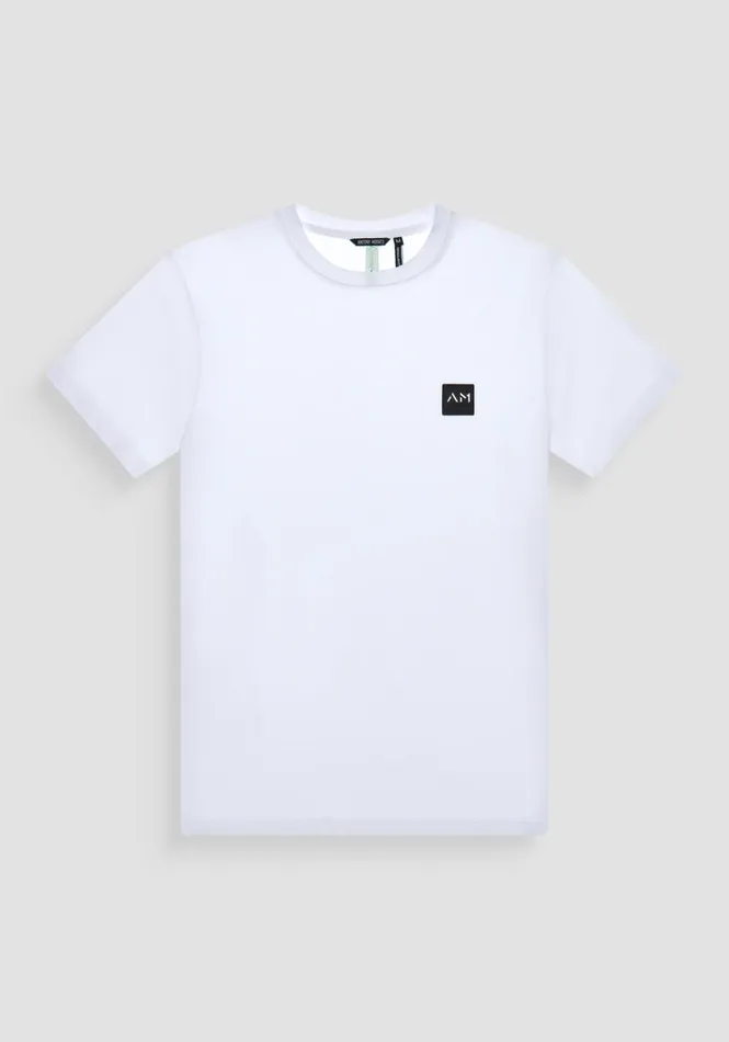 TShirts And Polo Men Antony Morato Regular Fit TShirt In White Sustainable ViscoseBlend Fabric White