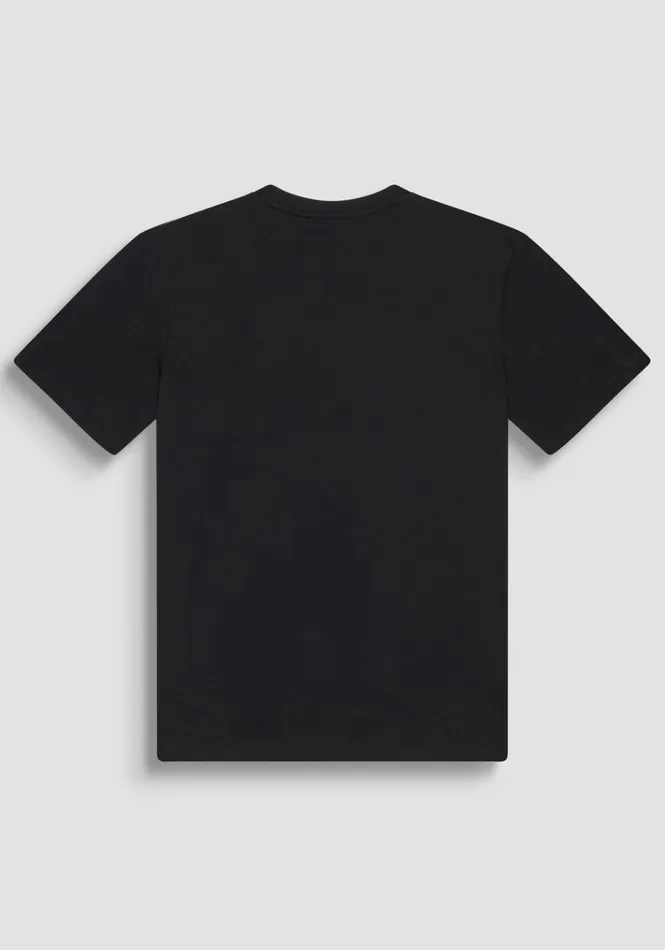 TShirts And Polo Men Antony Morato Relaxed Fit TShirt In Structured Jersey Cotton Black