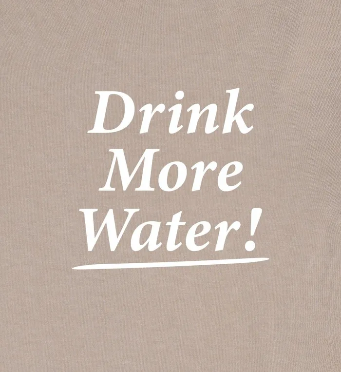 TShirts Men Sporty and Rich Drink More Water TShirt 8211 ElephantWhite