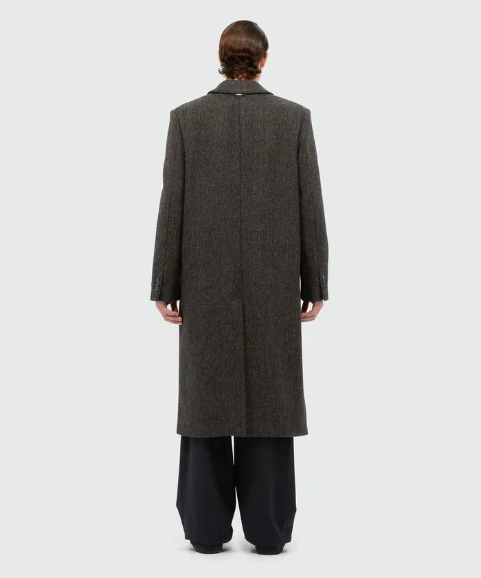 Tailoring Long Wool Coat Men MSGM Jackets Coats And Blazers