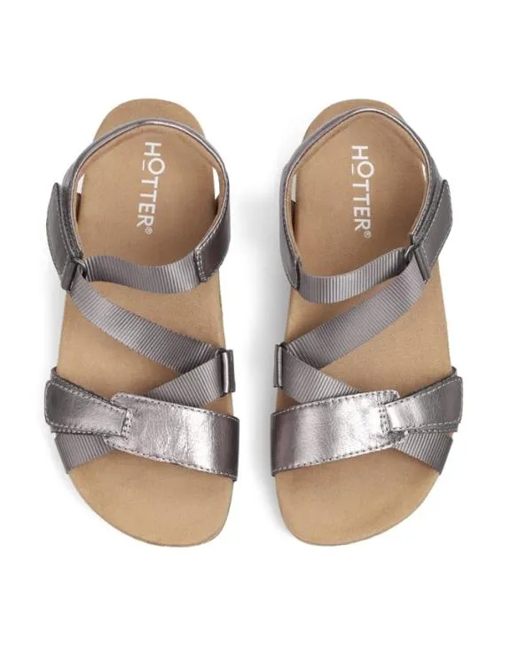 Tanaku II Sandals Metallic Multi Women Hotter Touch Fasten Sandals