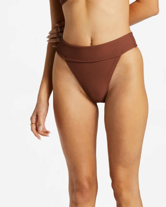 Tanlines Aruba Bikini Bottoms Mocha Women Billabong Bikinis