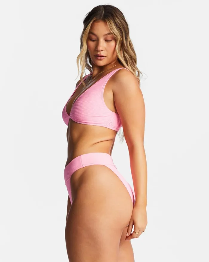 Tanlines Ava Tank Bikini Top Pink Daze Women Billabong Bikinis