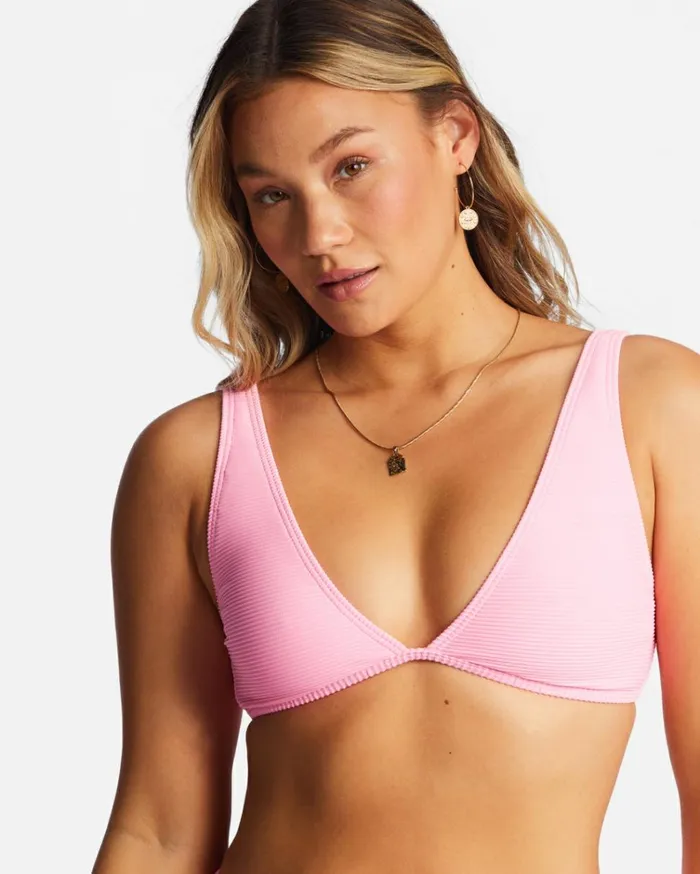 Tanlines Ava Tank Bikini Top Pink Daze Women Billabong Bikinis