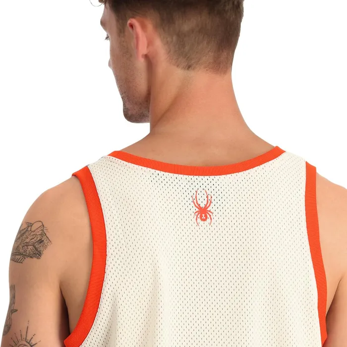 Tees and Tanks Mens Spyder Olson Tank 50 UPF 8211 Greige