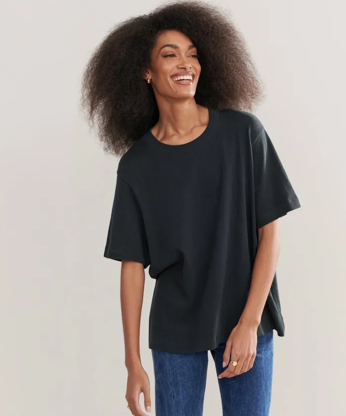 Tees and Tanks Women Jenni Kayne Relaxed Tee Black