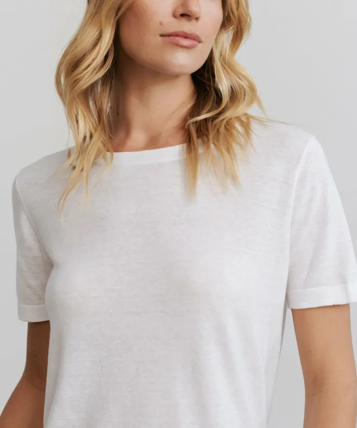Tees and Tanks Women Jenni Kayne Summer Basic Tee White