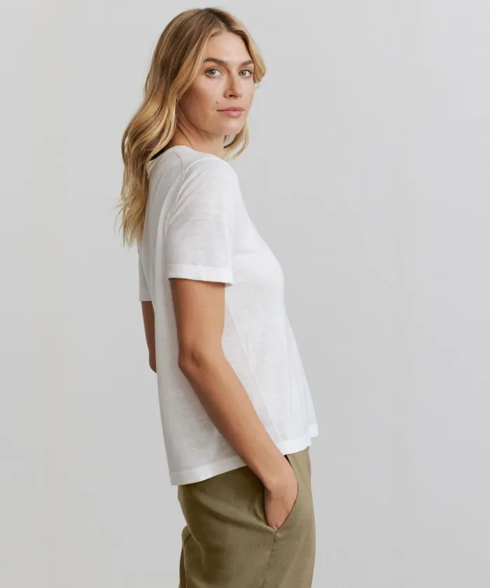 Tees and Tanks Women Jenni Kayne Summer Basic Tee White