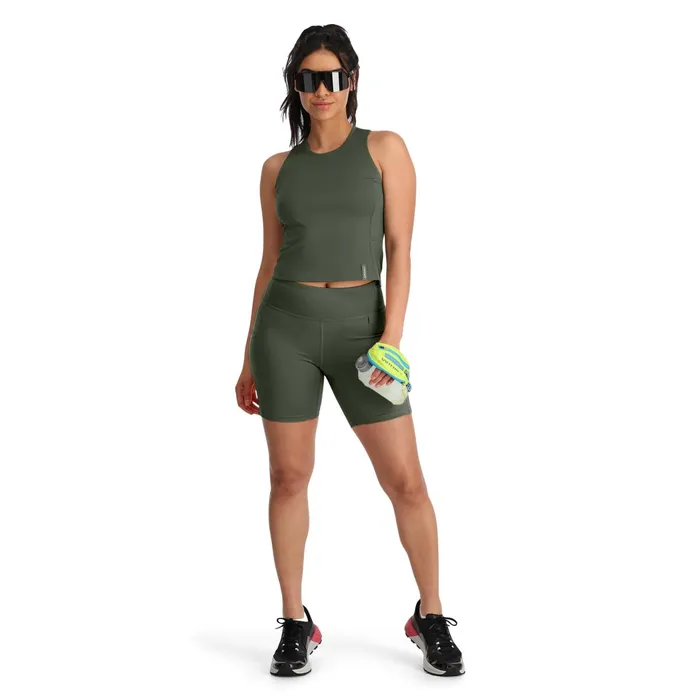 Tees and Tanks Womens Spyder Follow Me Trek Tank 8211 Thyme Green