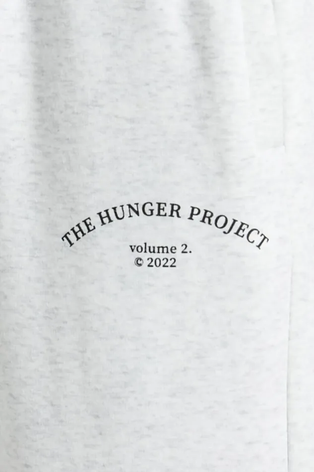 The Hunger Project X Showpo 8211 THP Track Pant In White Marle Women Showpo Activewear