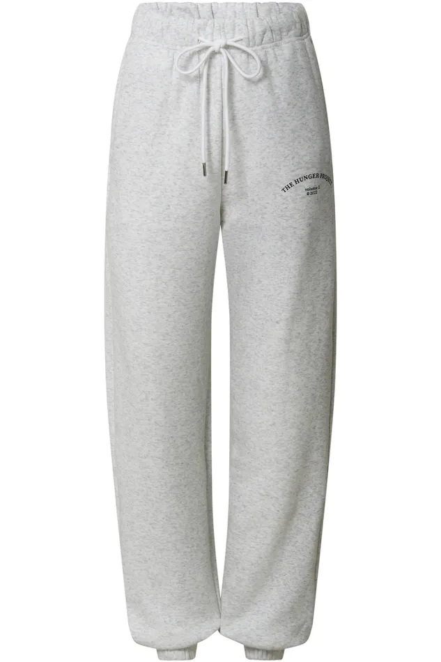 The Hunger Project X Showpo 8211 THP Track Pant In White Marle Women Showpo Activewear