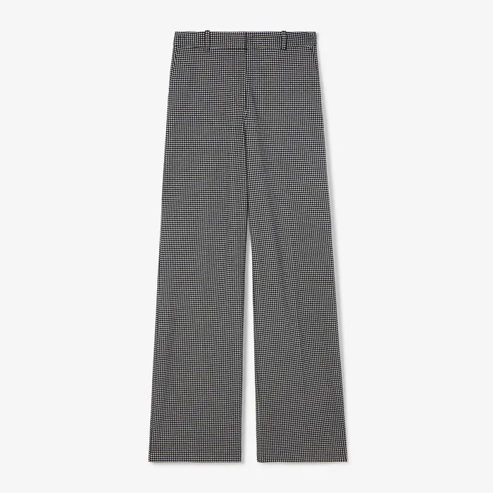 The Tinsley WideLeg Trouser 8211 Knit Suiting Classic Check Women Suiting M M LaFleur