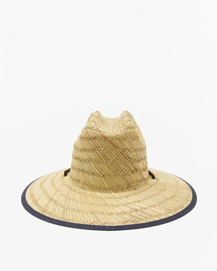 Tides Print Straw Lifeguard Hat Navy Blue Men Billabong Hats