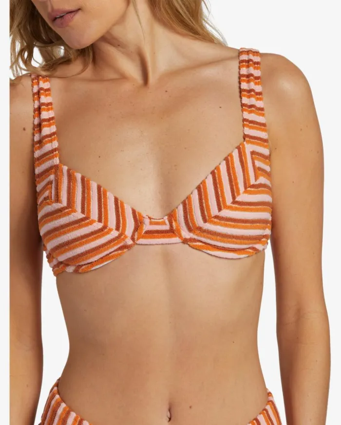 Tides Terry Tyler Underwire Bikini Top Multi Women Billabong Bikinis