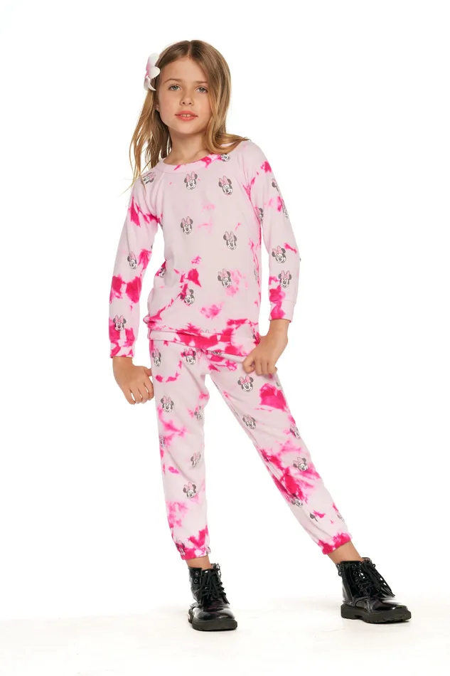 Tops Girls Disney Minnie Mouse Tie Dye Minnie Toss Chaser Brand