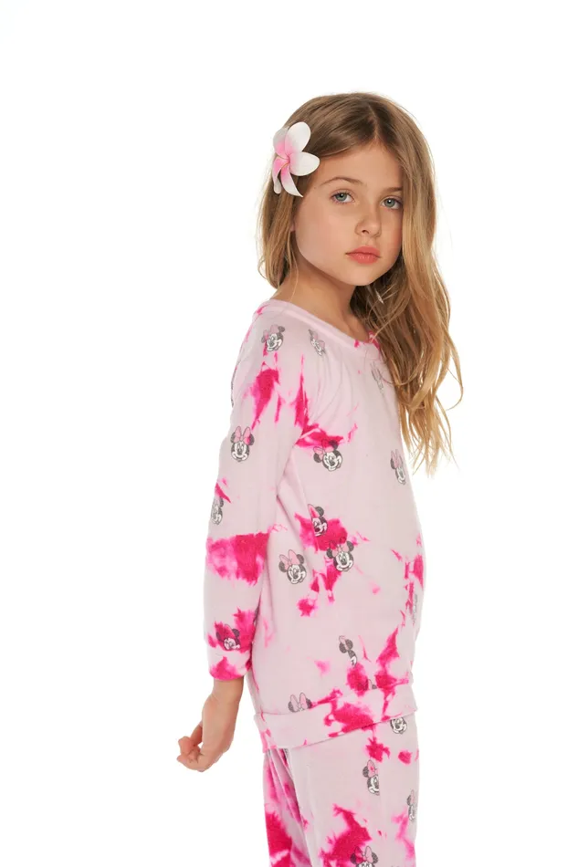 Tops Girls Disney Minnie Mouse Tie Dye Minnie Toss Chaser Brand Tops Girls Disney Minnie Mouse Tie Dye Minnie Toss Chaser Brand