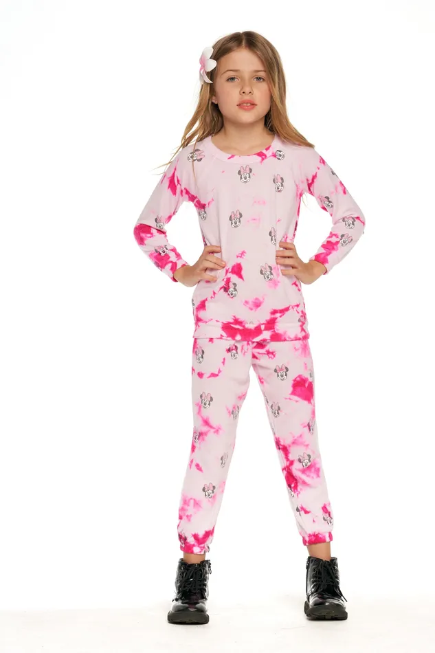 Tops Girls Disney Minnie Mouse Tie Dye Minnie Toss Chaser Brand Tops Girls Disney Minnie Mouse Tie Dye Minnie Toss Chaser Brand